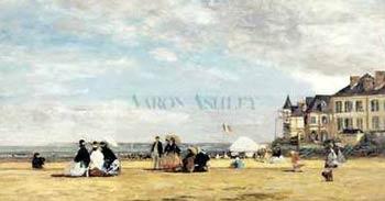 Eugene Boudin Jetty At Trouville China oil painting art